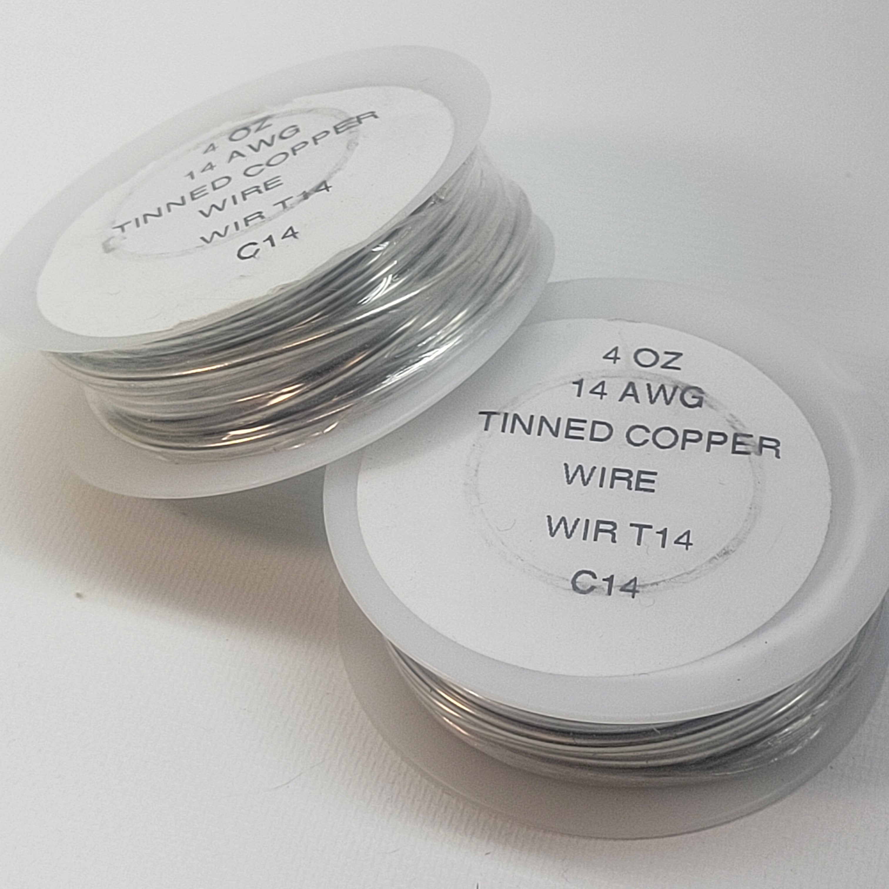 14g Tinned Copper Wire (20 feet) | 4 oz